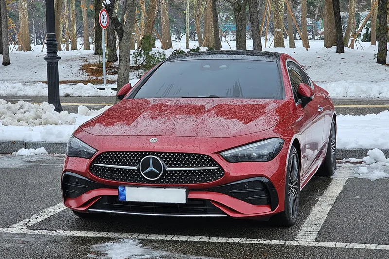 ภาพรถ Mercedes-Benz CLE Coupé คันจริง ใช้ประกอบการเลือกไซซ์ยางให้ตรงรุ่น