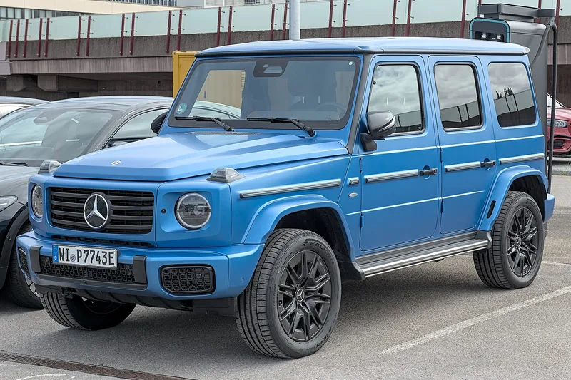 ภาพรถ Mercedes-Benz G-Class คันจริง ใช้ประกอบการเลือกไซซ์ยางให้ตรงรุ่น