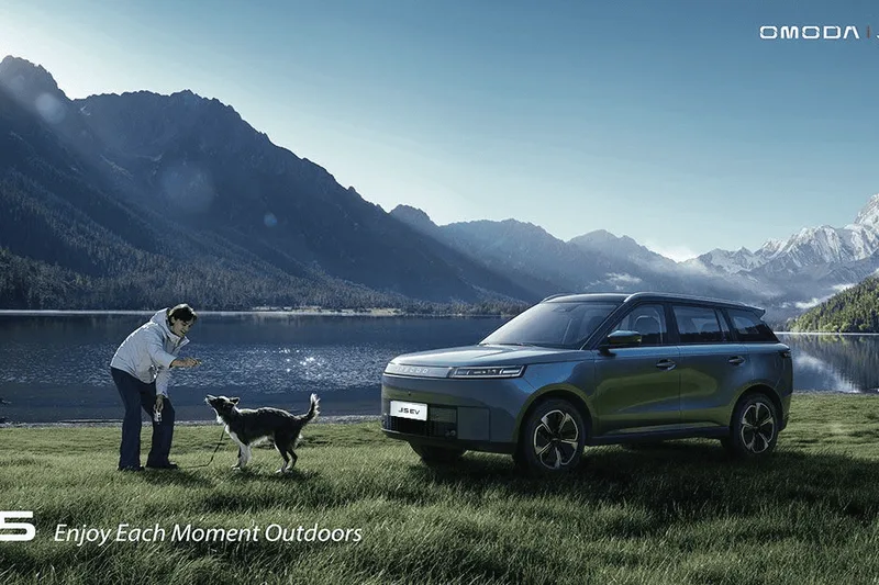 ภาพรถ Jaecoo 5 EV ของแท้จากสื่อทางการของผู้ผลิต ใช้ประกอบการเลือกไซซ์ยางให้ตรงรุ่น
