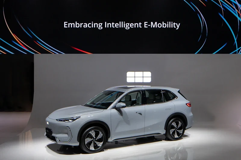 ภาพรถ Geely EX5 ของแท้จากสื่อทางการของผู้ผลิต ใช้ประกอบการเลือกไซซ์ยางให้ตรงรุ่น