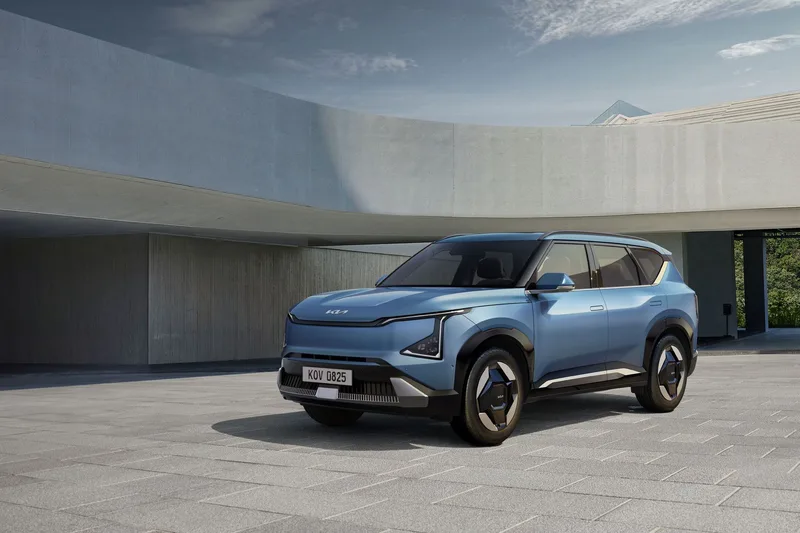 ภาพรถ Kia EV5 ของแท้จากสื่อทางการของผู้ผลิต ใช้ประกอบการเลือกรุ่น