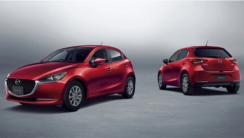 ภาพรถ Mazda2 (Sedan/Hatchback) ของแท้จากสื่อทางการของผู้ผลิต ใช้ประกอบการเลือกรุ่น