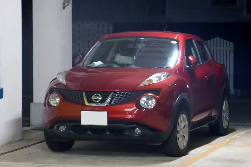 ภาพรถ Nissan Juke ตัวถัง F15 (2013-2019) คันจริง ใช้ประกอบการเลือกไซซ์ยางให้ตรงรุ่น