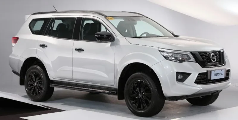 ภาพรถ Nissan Terra ของแท้จากสื่อทางการของผู้ผลิต ใช้ประกอบการเลือกไซซ์ยางให้ตรงรุ่น