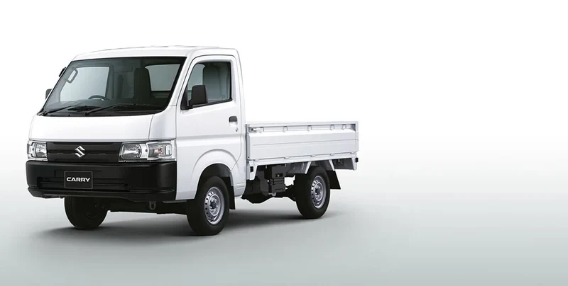 ภาพรถ Suzuki Carry ของแท้จากสื่อทางการของผู้ผลิต ใช้ประกอบการเลือกไซซ์ยางให้ตรงรุ่น