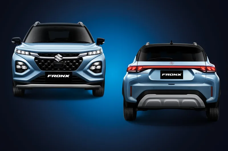 ภาพรถ Suzuki Fronx ของแท้จากสื่อทางการของผู้ผลิต ใช้ประกอบการเลือกรุ่น