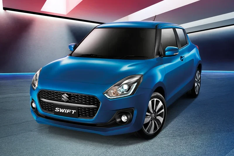 ภาพรถ Suzuki Swift ของแท้จากสื่อทางการของผู้ผลิต ใช้ประกอบการเลือกไซซ์ยางให้ตรงรุ่น