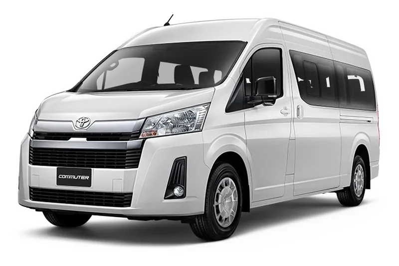 ภาพรถ Toyota Commuter ของแท้จากสื่อทางการของผู้ผลิต ใช้ประกอบการเลือกรุ่น