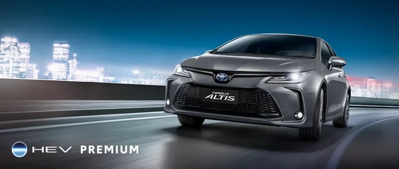 ภาพรถ Toyota Corolla Altis ของแท้จากสื่อทางการของผู้ผลิต ใช้ประกอบการเลือกรุ่น