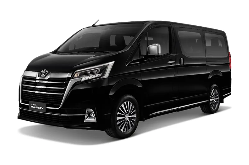 ภาพรถ Toyota Majesty ของแท้จากสื่อทางการของผู้ผลิต ใช้ประกอบการเลือกไซซ์ยางให้ตรงรุ่น