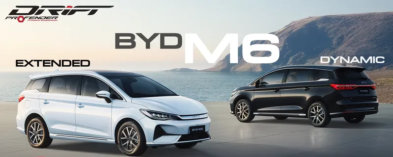 ภาพทางการโช้ค Profender DRIFT สำหรับ BYD M6 รุ่น Extended และ Dynamic