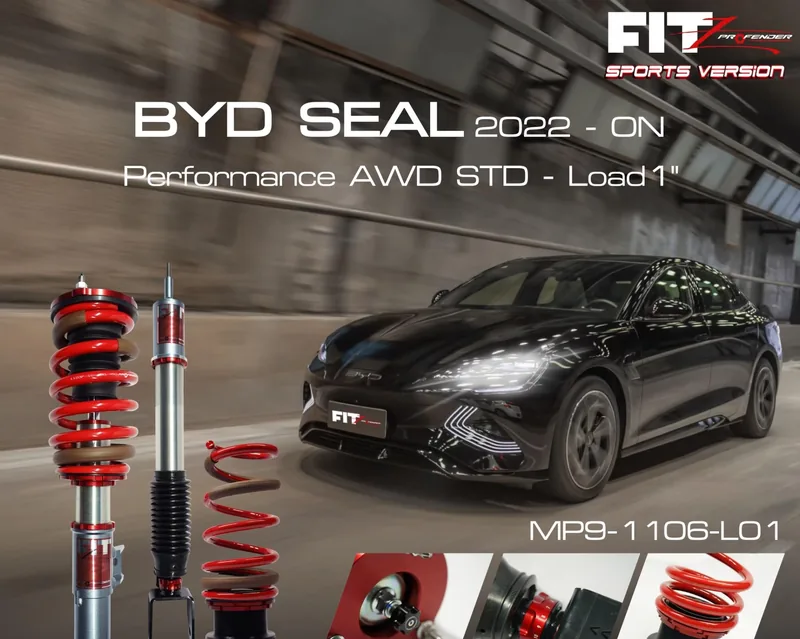 ภาพทางการโช้ค Profender FITZ Sports Version สำหรับ BYD Seal Performance AWD รหัส MP9-1106-L01